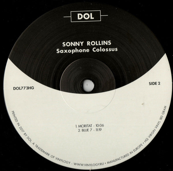 Sonny Rollins - Saxophone Colossus | Mint (M) Mint (M)-The Happy Cap
