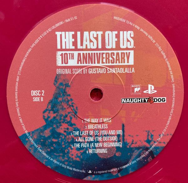 Gustavo Santaolalla - The Last Of Us: 10th Anniversary (BLUE + RED VINYL) | Mint (M) Mint (M)-The Happy Cap