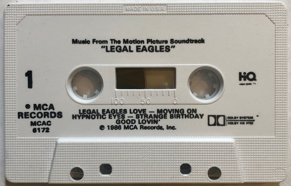 Legal Eagles (Music From The Motion Picture Soundtrack) (CASSETTE) | Mint (M) Mint (M)-The Happy Cap