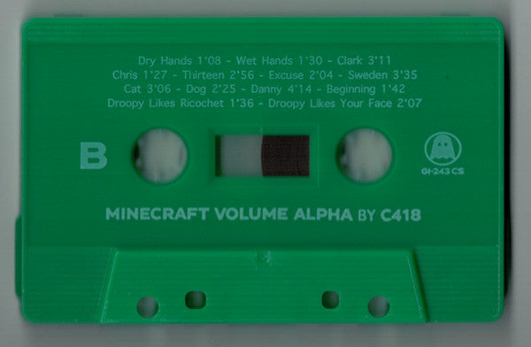 Minecraft Volume Alpha (CASSETTE - UNOFFICAL) | Mint (M) Mint (M)-The Happy Cap