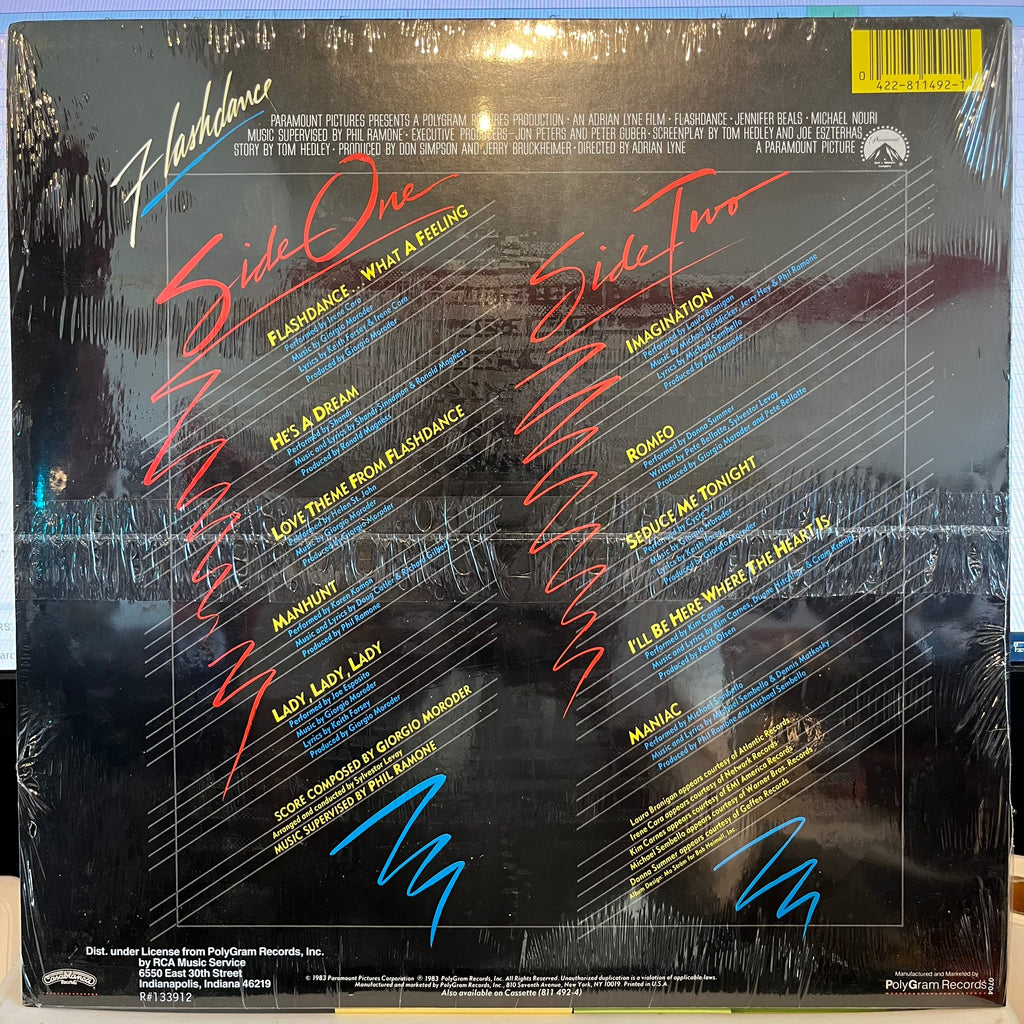 Flashdance (Original Soundtrack From The Motion Picture) *SEALED* | Mint (M) Mint (M)-The Happy Cap