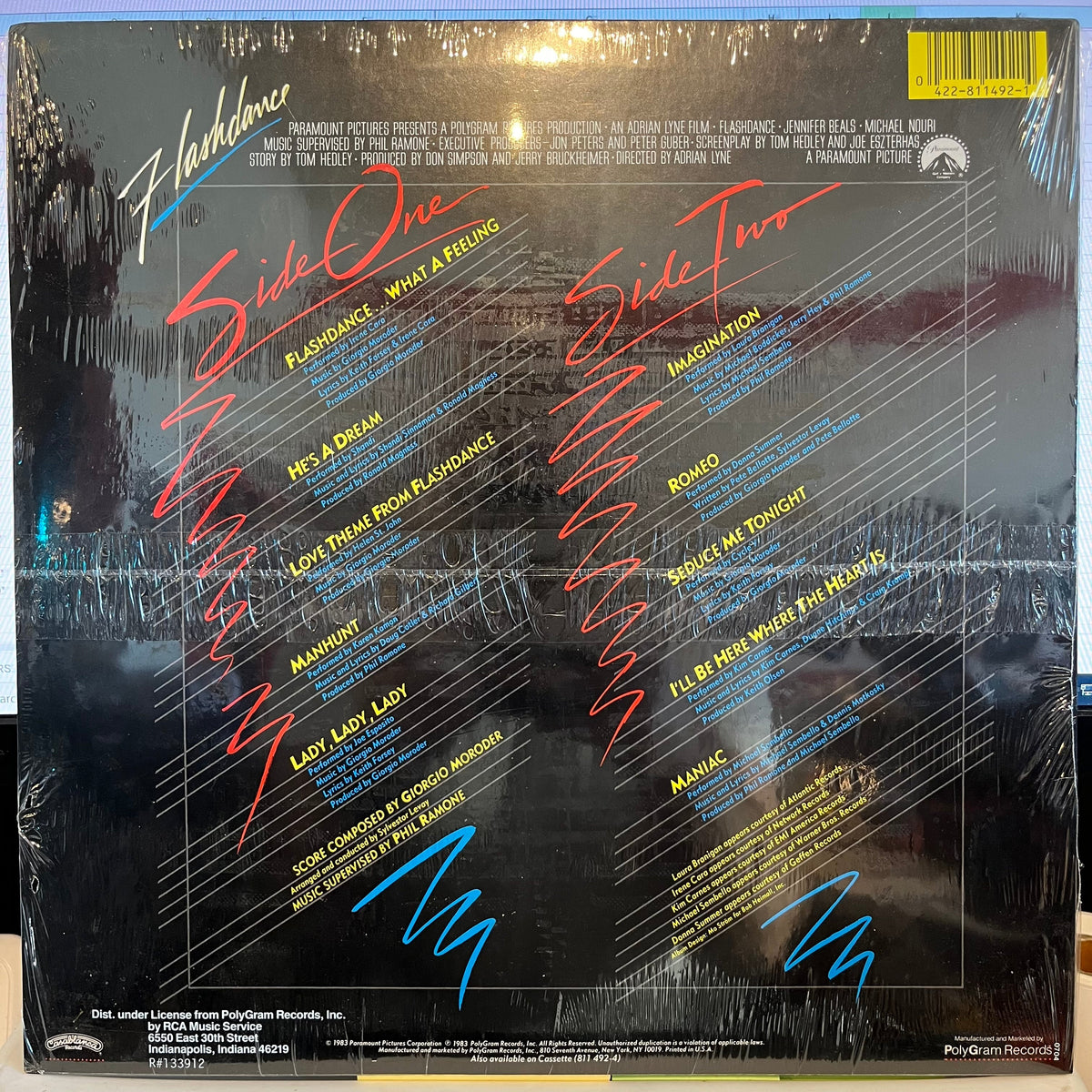 Flashdance (Original Soundtrack From The Motion Picture) *SEALED* | Mint (M) Mint (M)-The Happy Cap