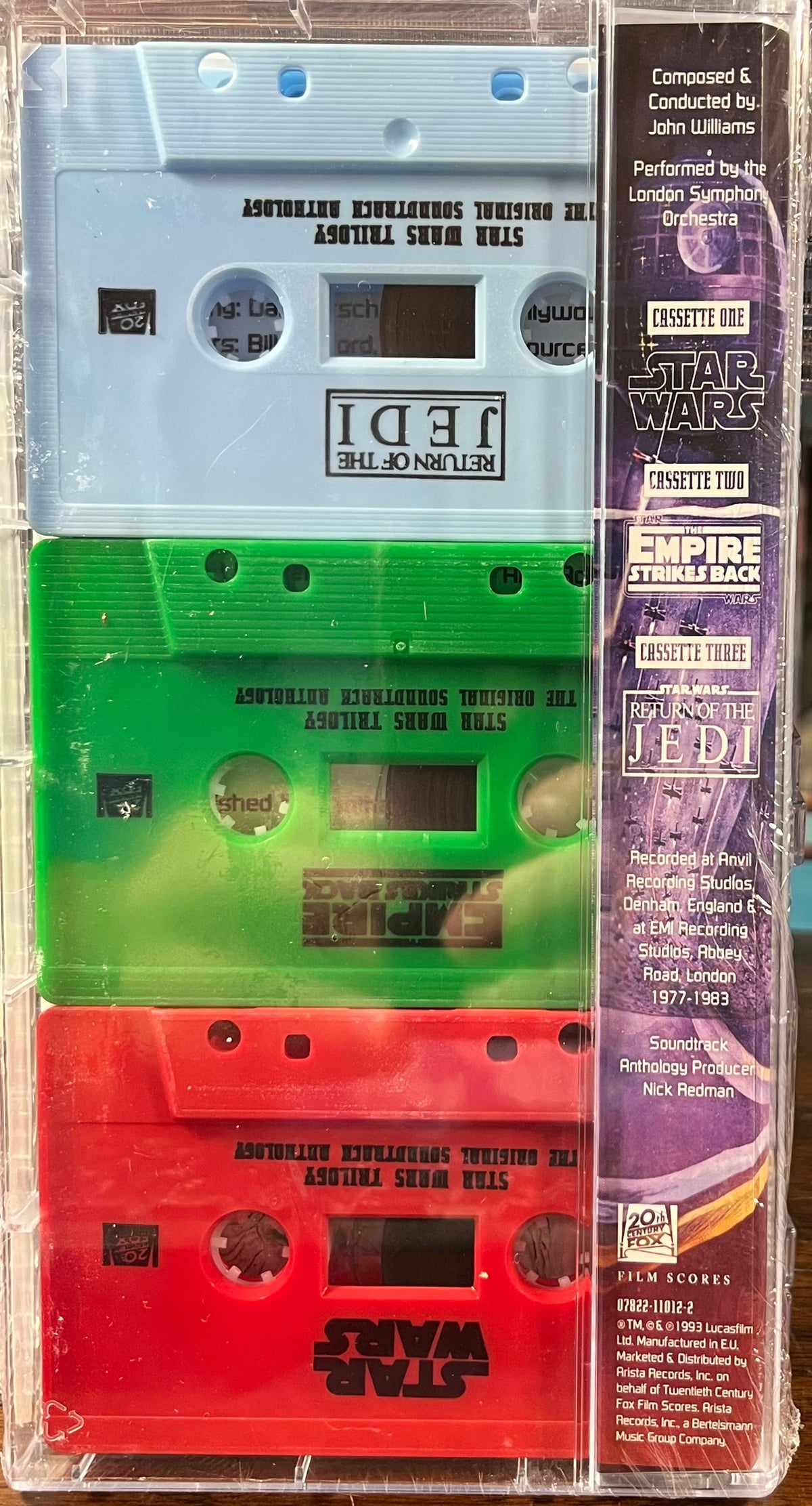 John Williams - STAR WARS TRILOGY (3xUNOFFICIAL CASSETTE BOX) | Mint (M) Mint (M)-The Happy Cap