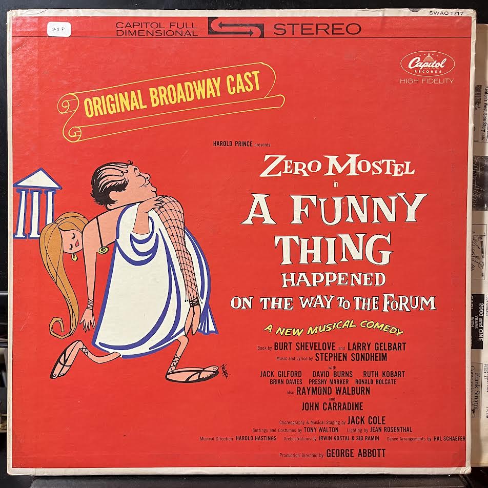 "A Funny Thing Happened On The Way To The Forum" O - A Funny Thing Happened On The Way To The Forum (VINYL) | Excellent+ (EX+) Excellent (EX)-The Happy Cap
