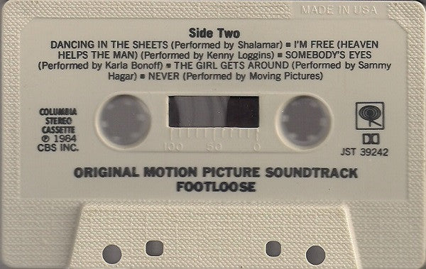Various - Footloose (Original Motion Picture Soundtrack) *CASSETTE* | Near Mint (NM) Near Mint (NM)-The Happy Cap
