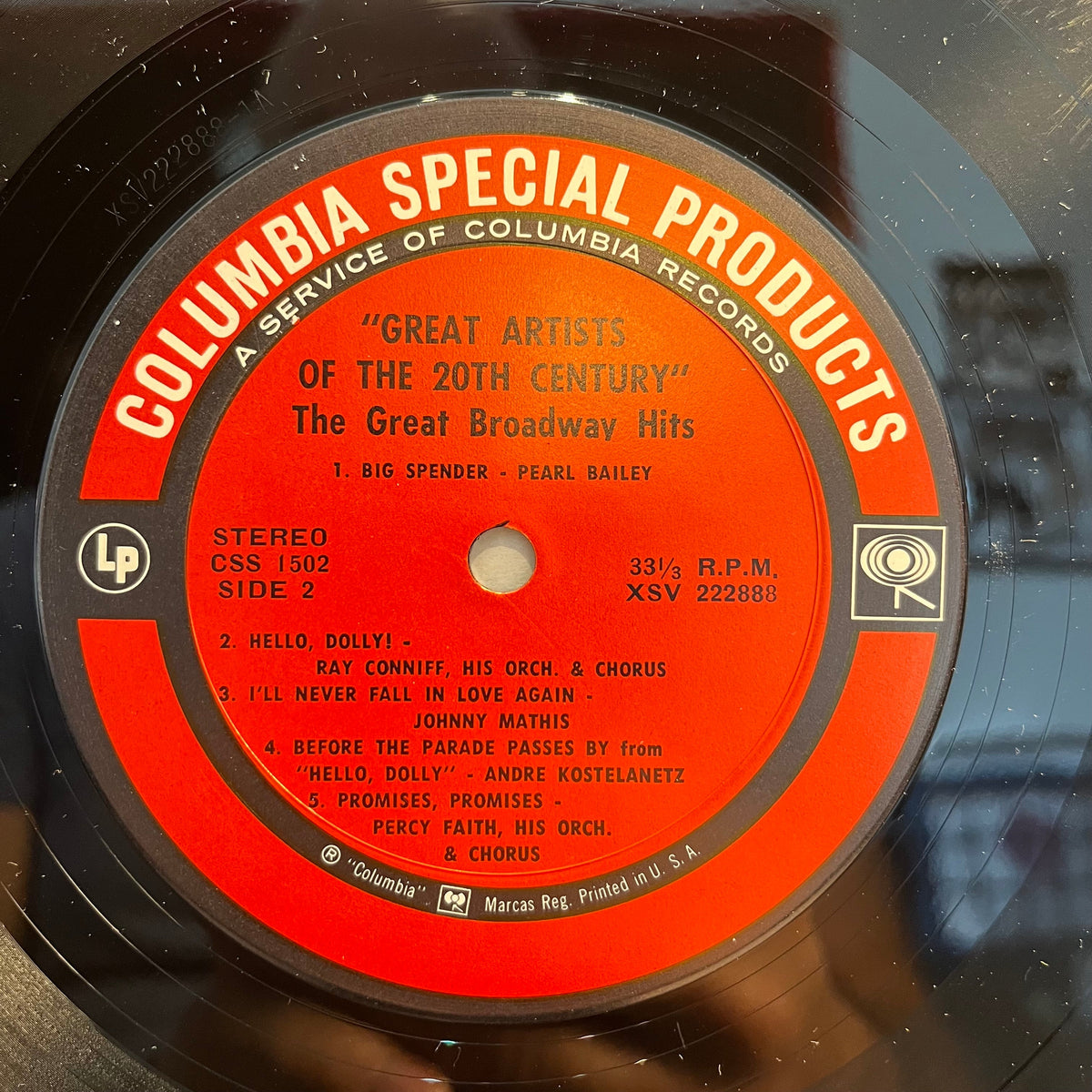 Various - The Great Broadway Hits | Near Mint (NM) Near Mint (NM)-The Happy Cap