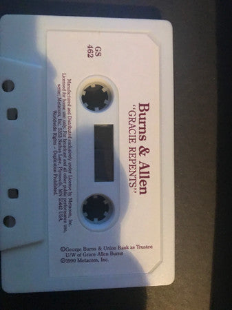 Burns And Allen - Golden Age Radio Vol 1 Celebrating 50 Years *CASSETTE* | Near Mint (NM) Near Mint (NM)-The Happy Cap