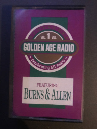 Burns And Allen - Golden Age Radio Vol 1 Celebrating 50 Years *CASSETTE* | Near Mint (NM) Near Mint (NM)-The Happy Cap