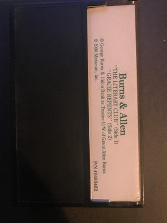 Burns And Allen - Golden Age Radio Vol 1 Celebrating 50 Years *CASSETTE* | Near Mint (NM) Near Mint (NM)-The Happy Cap