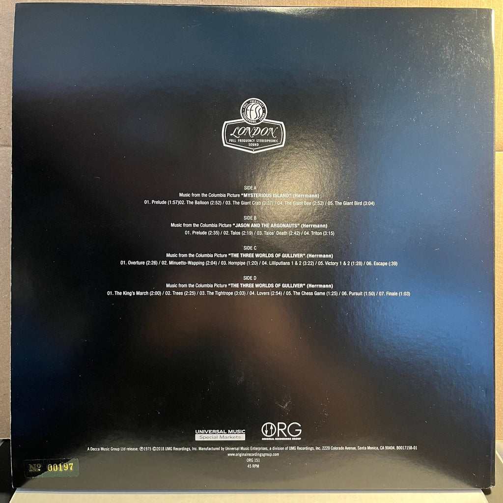 Bernard Herrmann - The Mysterious Film World Of Bernard Herrmann *ORG / NUMBERED* | Near Mint (NM) Near Mint (NM)-The Happy Cap