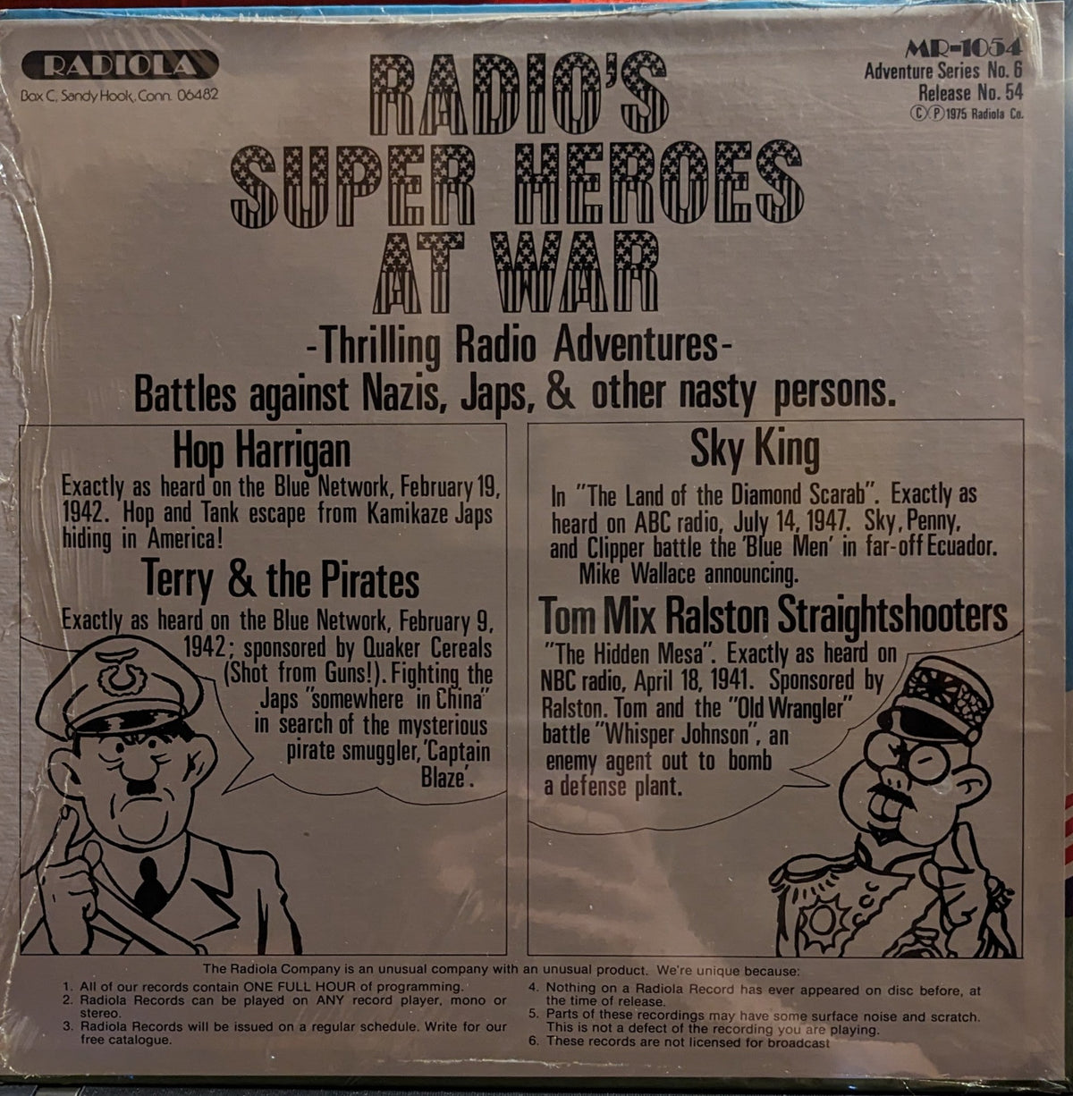 Various - Radio's Super Heroes At War *SEALED* | Mint (M) Near Mint (NM)-The Happy Cap