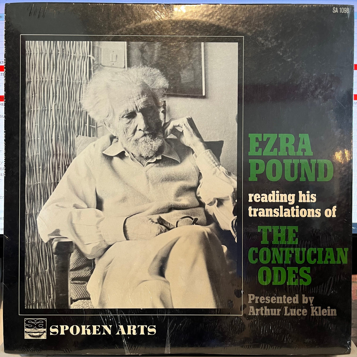 Ezra Pound Reading His Translations Of The Confucian Odes | Mint (M) Near Mint (NM)-The Happy Cap
