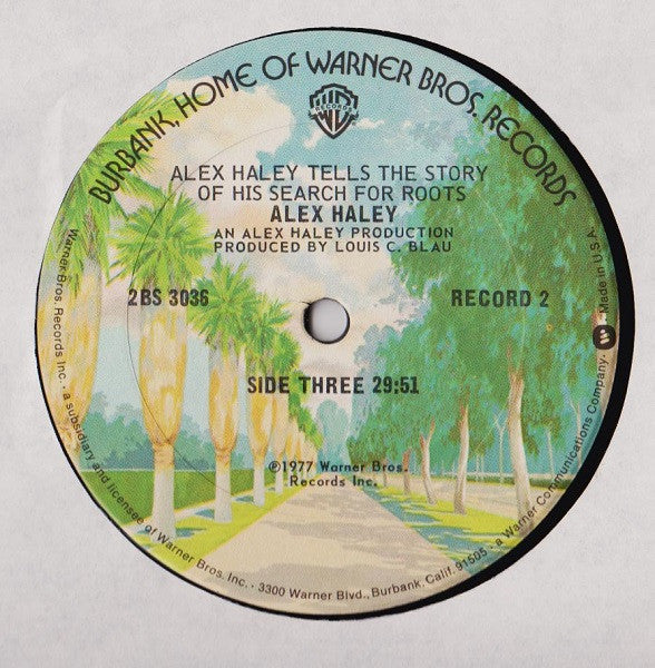 Alex Haley - Tells The Story Of His Search For Roots | Excellent (EX) Excellent (EX)-The Happy Cap