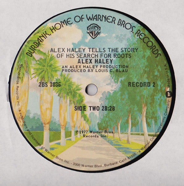 Alex Haley - Tells The Story Of His Search For Roots | Excellent (EX) Excellent (EX)-The Happy Cap