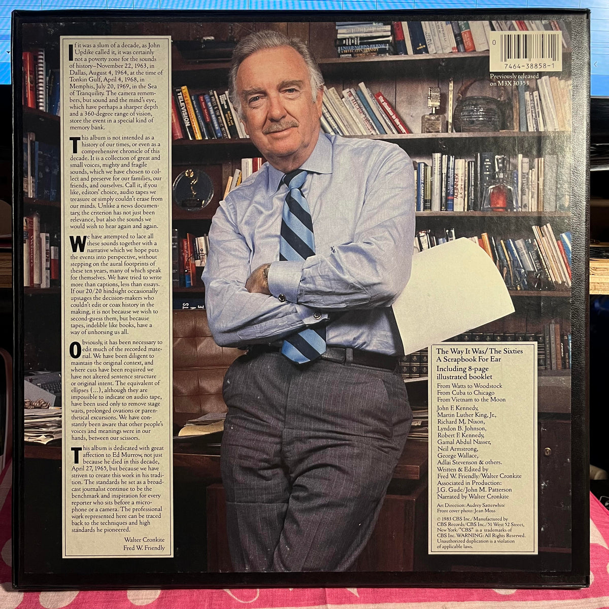 Walter Cronkite - The Way It Was - The Sixties *SIGNED/BOX* | Near Mint (NM) Near Mint (NM)-The Happy Cap