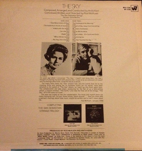 The San Sebastian Strings - The Sky *SHRINK* | Near Mint (NM) Near Mint (NM)-The Happy Cap