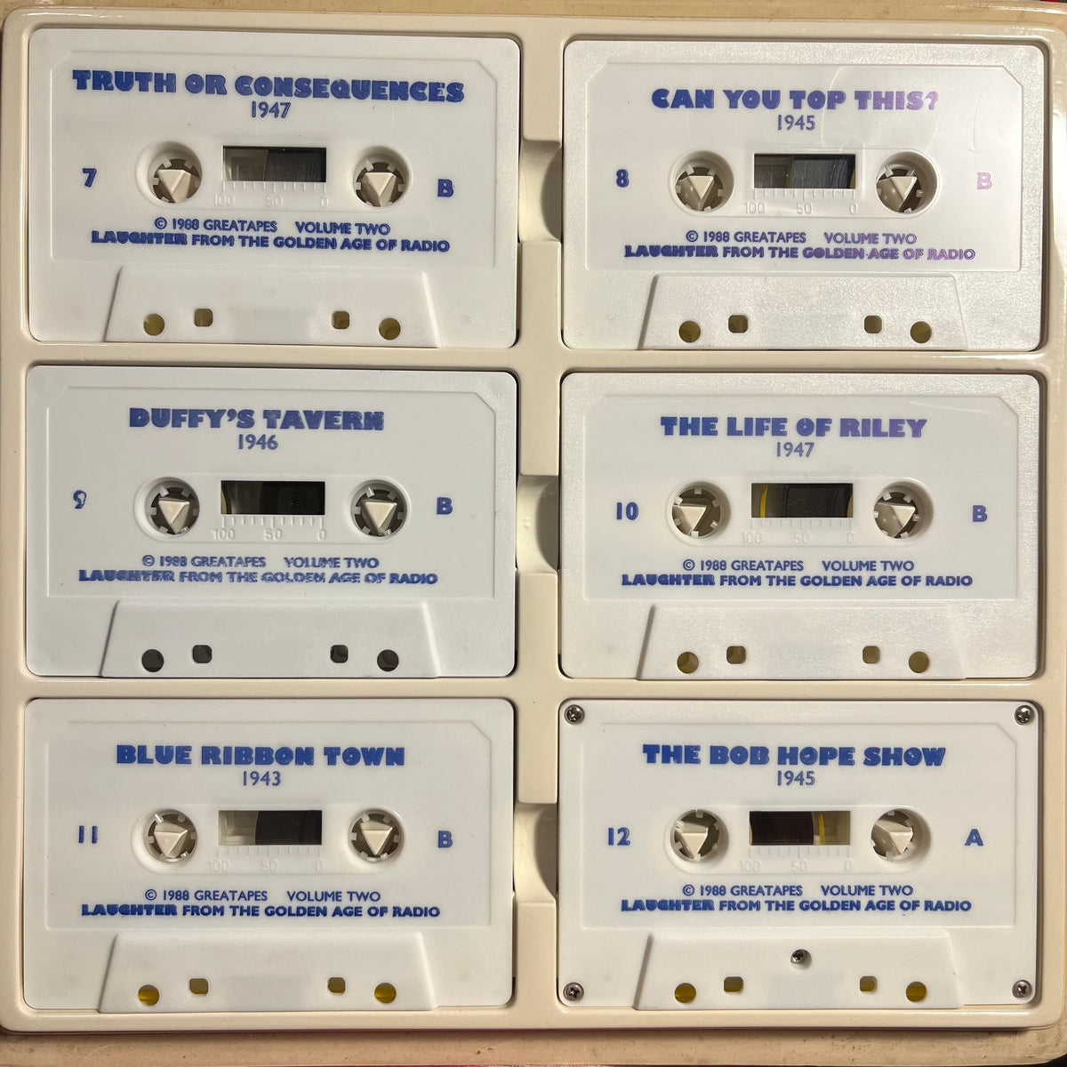 Various - Laughter From The Golden Age Of Radio *12xCASSETTE BOX* | Excellent (EX)-The Happy Cap