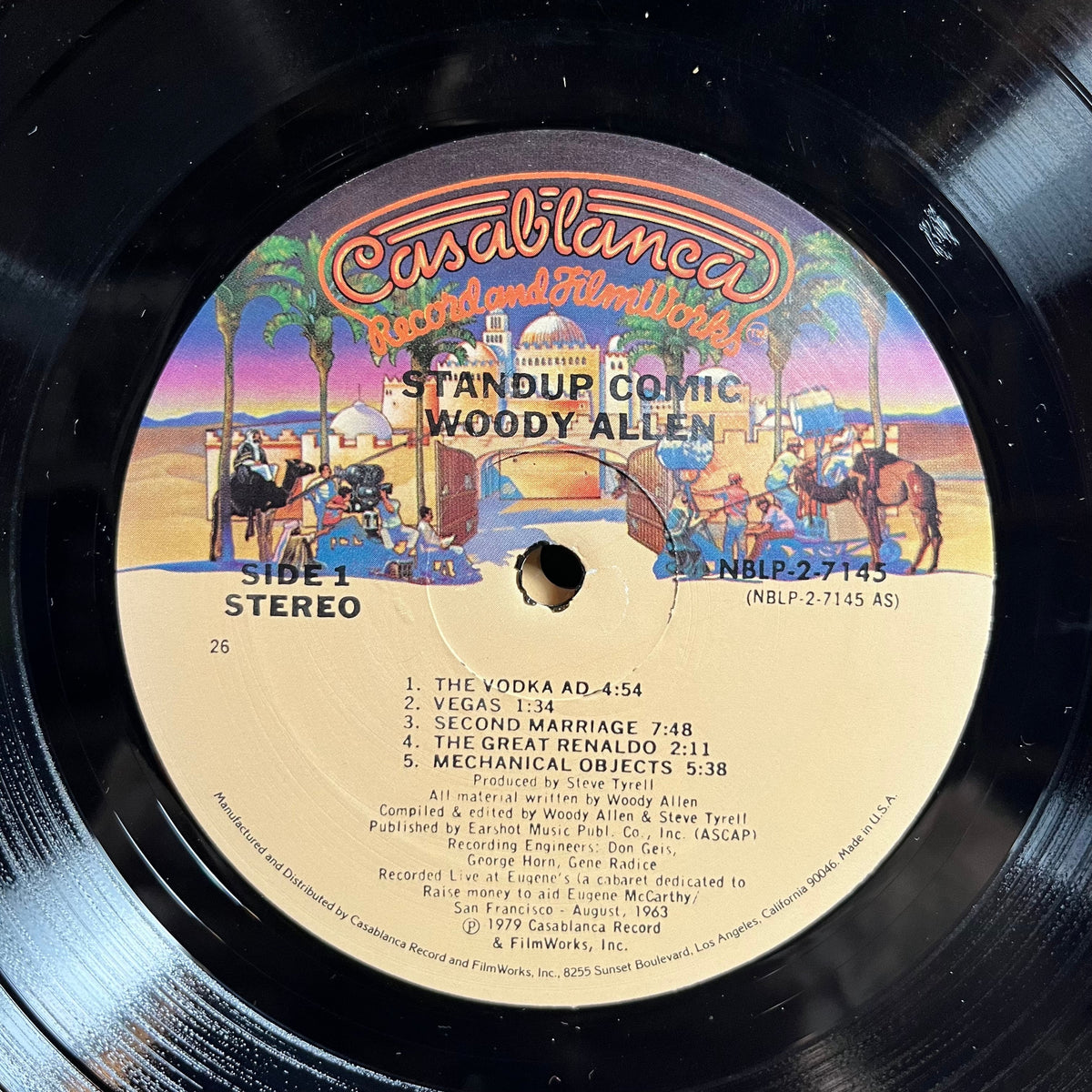 Woody Allen - Standup Comic (2xVINYL) | Near Mint (NM) Near Mint (NM)-The Happy Cap