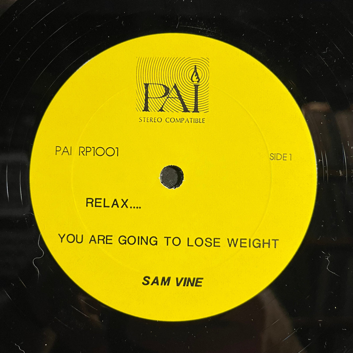 Sam Vine - Relax... You Are Going To Lose Weight | Near Mint (NM) Excellent (EX)-The Happy Cap