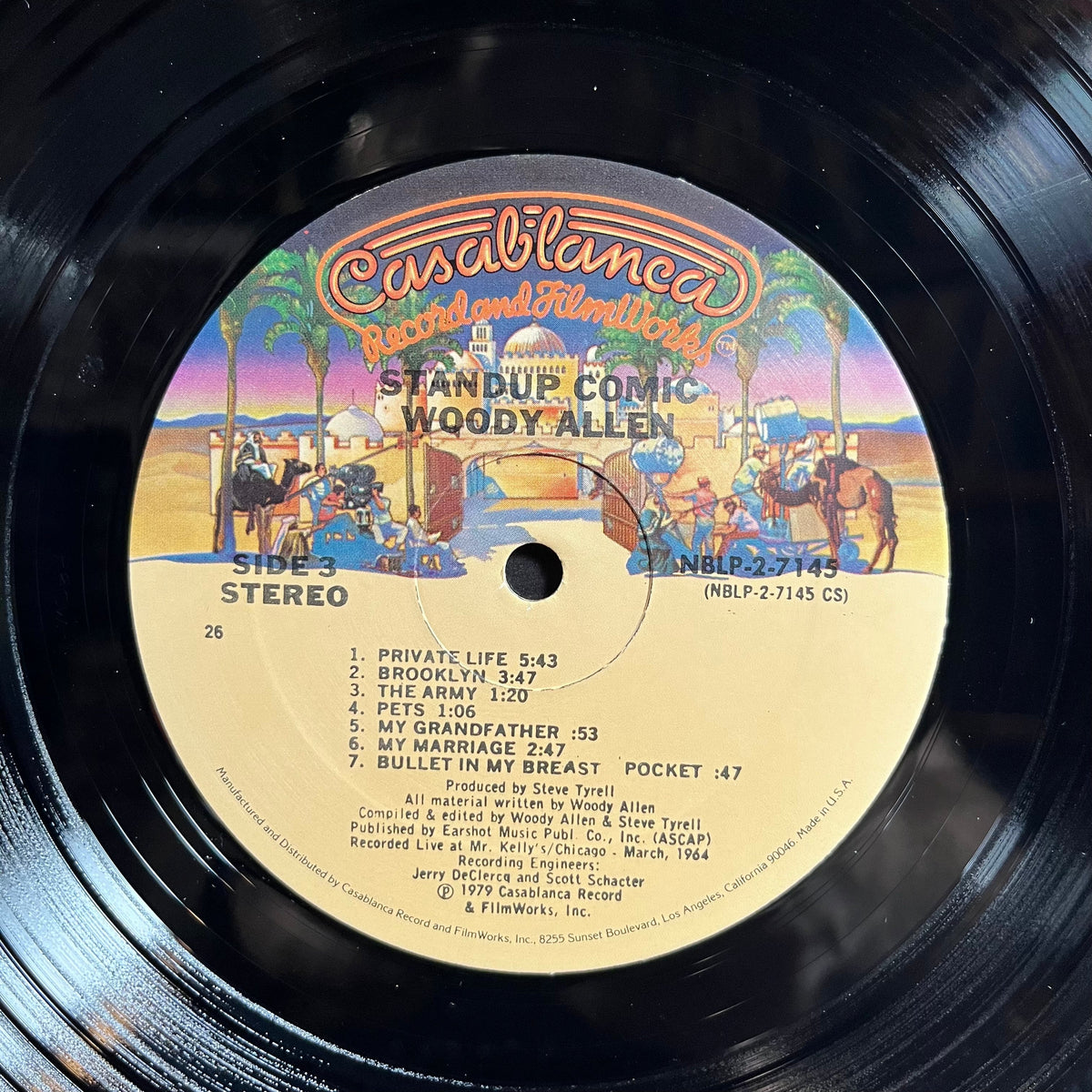 Woody Allen - Standup Comic (2xVINYL) | Near Mint (NM) Near Mint (NM)-The Happy Cap