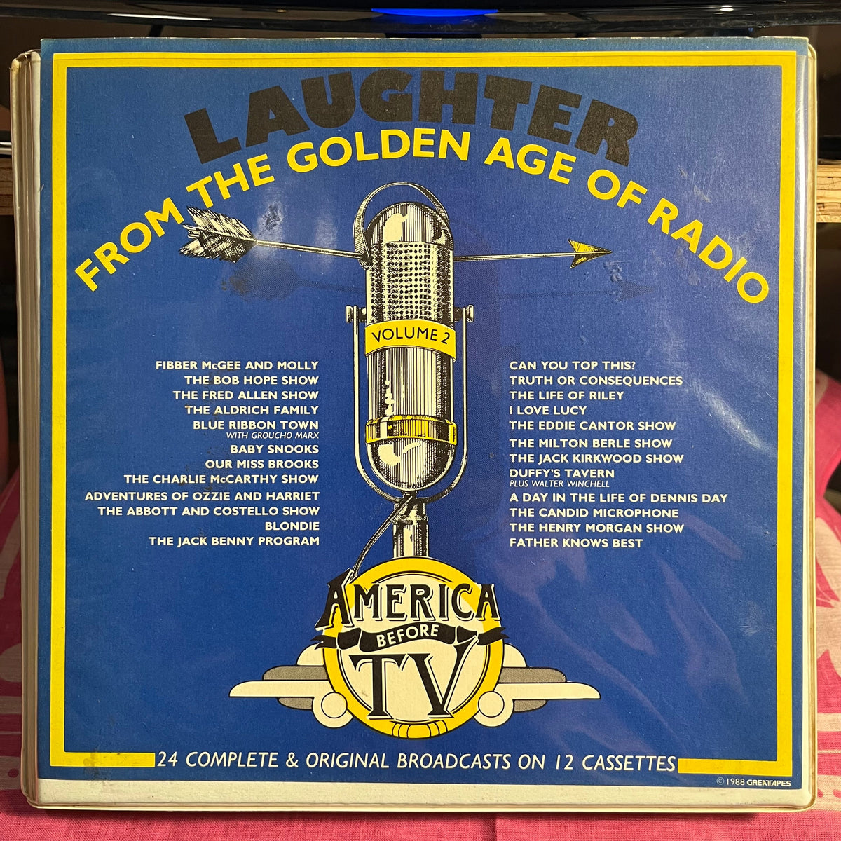 Various - Laughter From The Golden Age Of Radio *12xCASSETTE BOX* | Excellent (EX)-The Happy Cap
