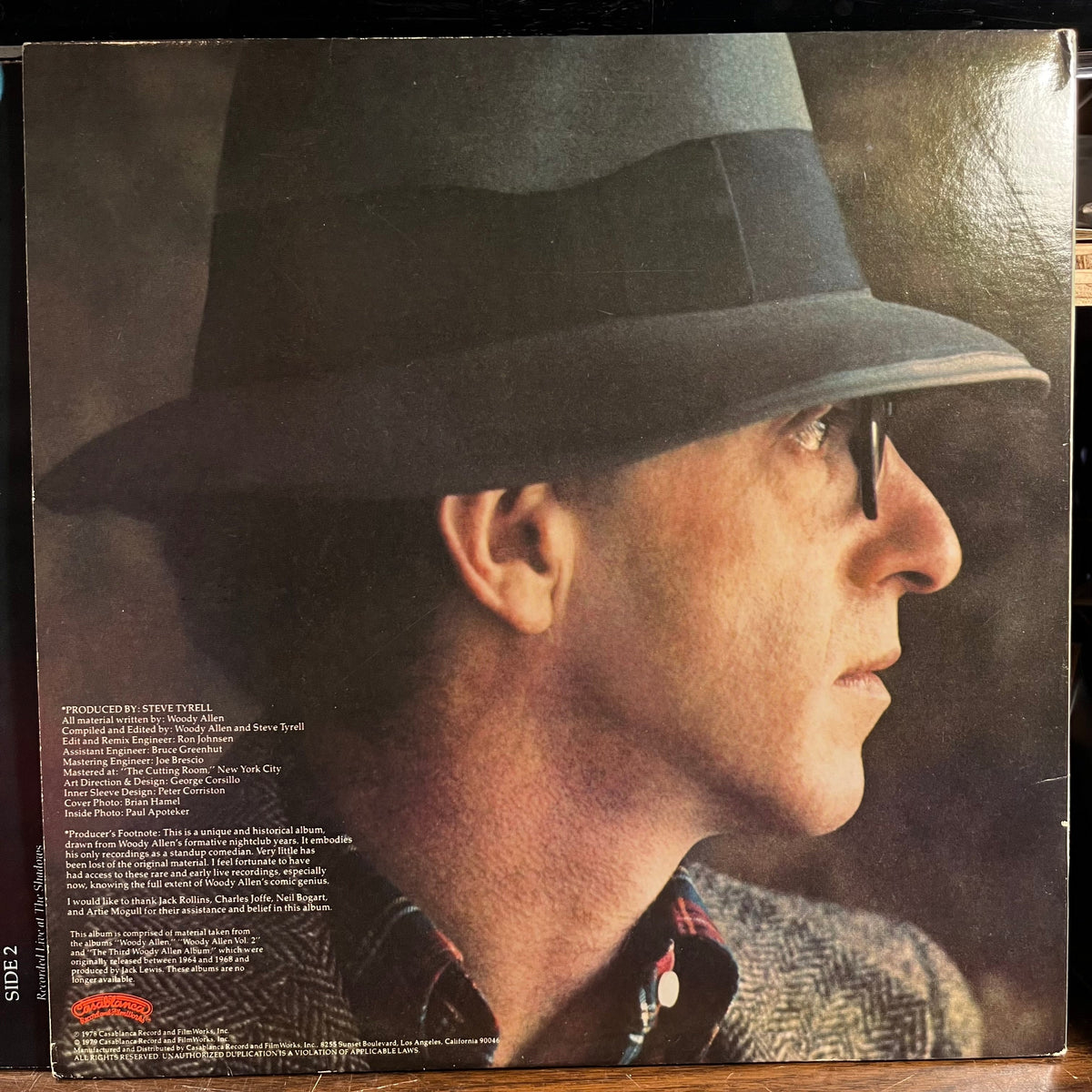 Woody Allen - Standup Comic (2xVINYL) | Near Mint (NM) Near Mint (NM)-The Happy Cap