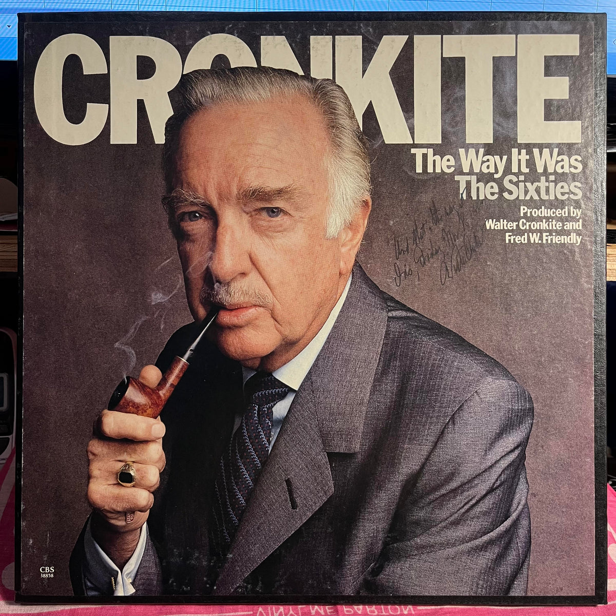 Walter Cronkite - The Way It Was - The Sixties *SIGNED/BOX* | Near Mint (NM) Near Mint (NM)-The Happy Cap