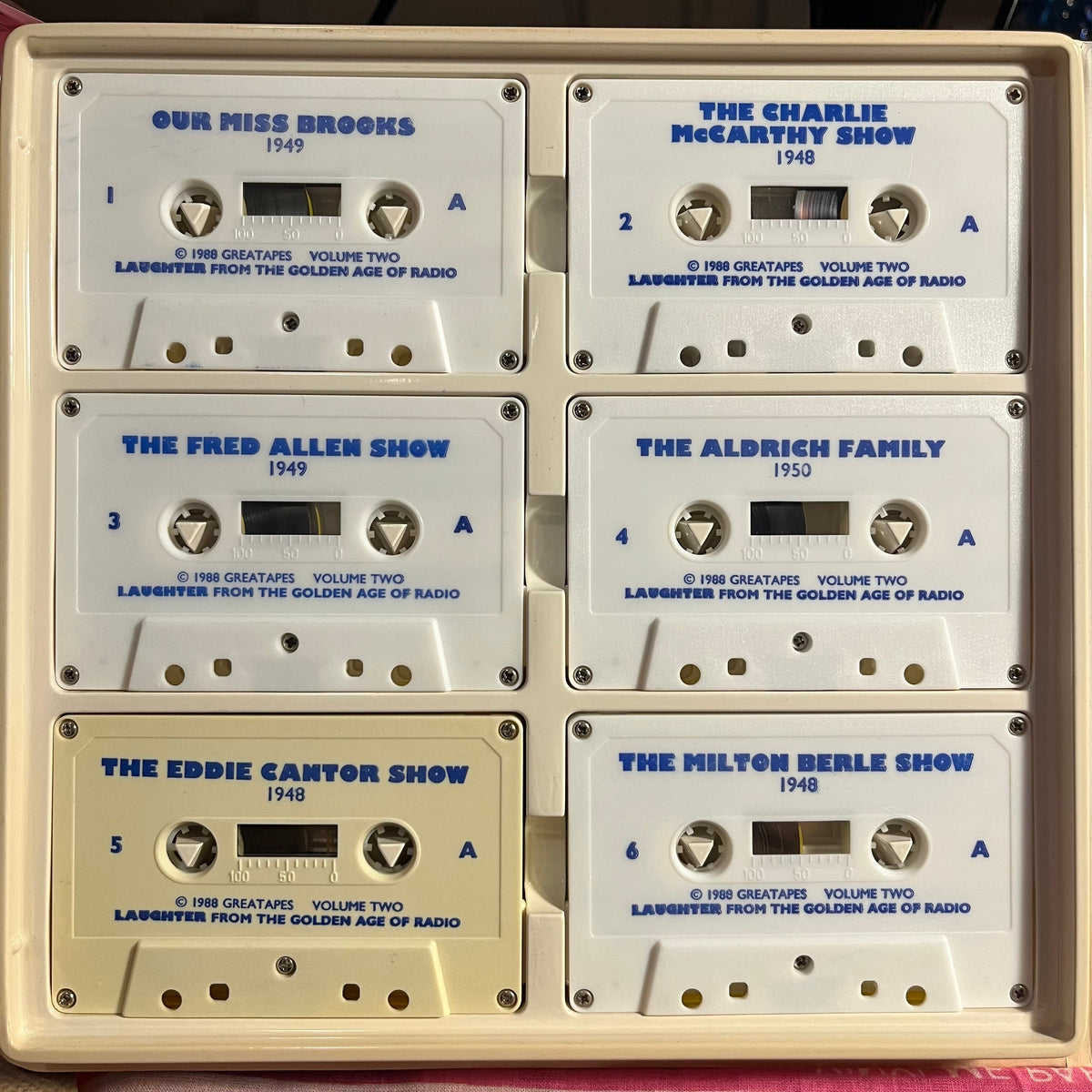 Various - Laughter From The Golden Age Of Radio *12xCASSETTE BOX* | Excellent (EX)-The Happy Cap