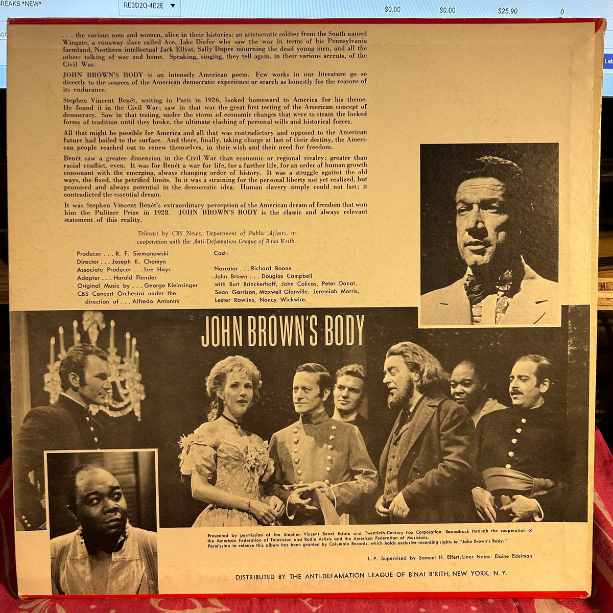 Various - John Brown's Body | Near Mint (NM) Excellent (EX)-The Happy Cap
