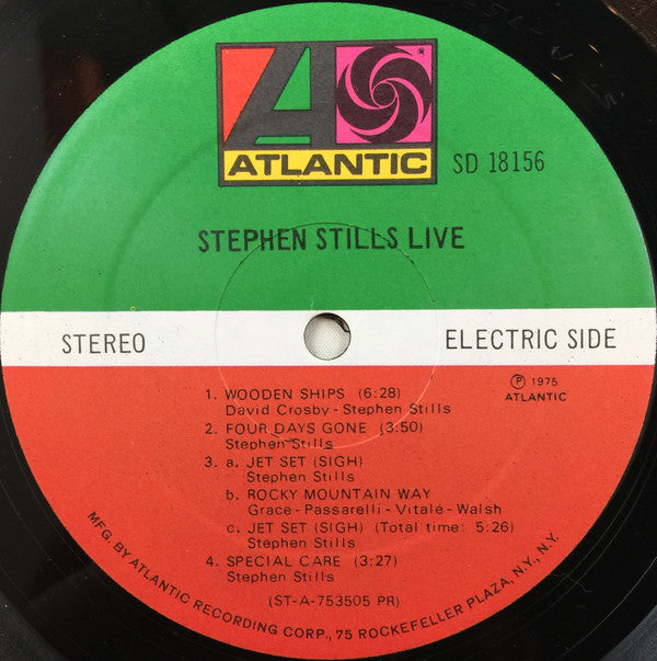 Stephen Stills - Stephen Stills Live | Near Mint (NM) Near Mint (NM)-The Happy Cap
