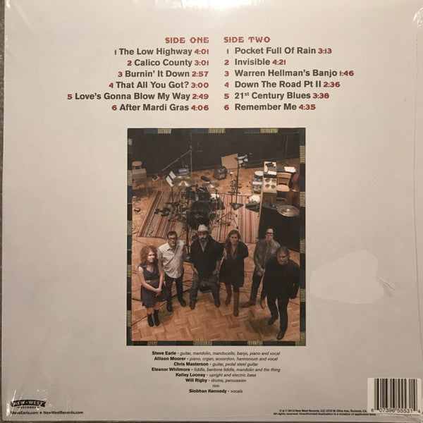 Steve Earle & The Dukes (And Duchesses) - The Low Highway | Mint (M) Mint (M)-The Happy Cap