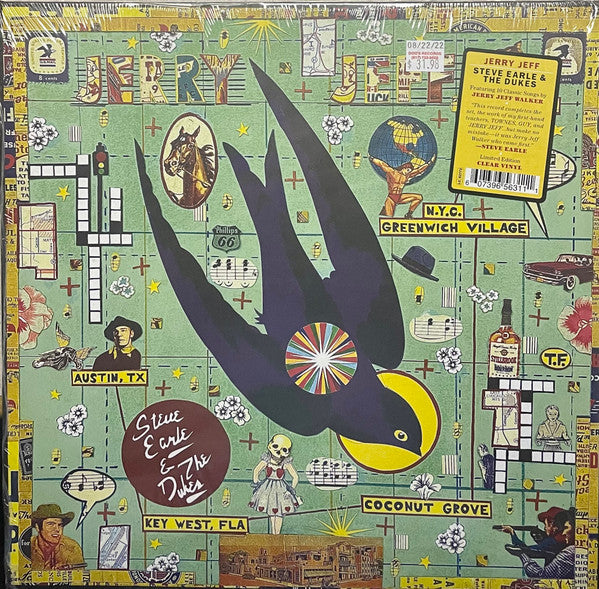 Steve Earle & The Dukes - Jerry Jeff | Mint (M) Mint (M)-The Happy Cap