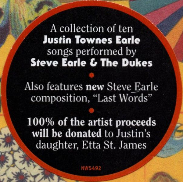 Steve Earle & The Dukes - J.T. | Mint (M) Mint (M)-The Happy Cap