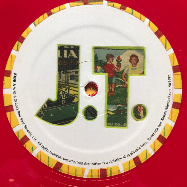 Steve Earle & The Dukes - J.T. | Mint (M) Mint (M)-The Happy Cap