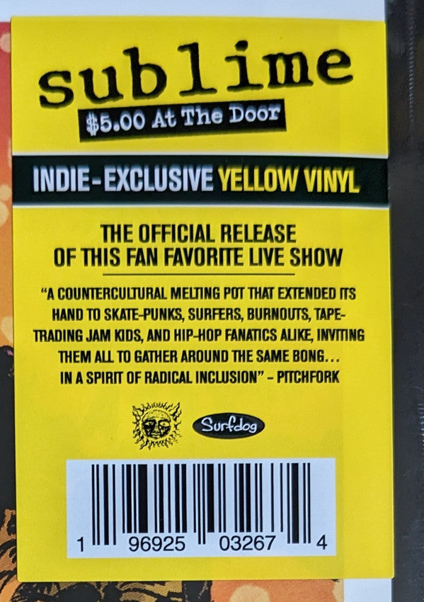 Sublime (2) - $5.00 At The Door | Mint (M) Mint (M)-The Happy Cap