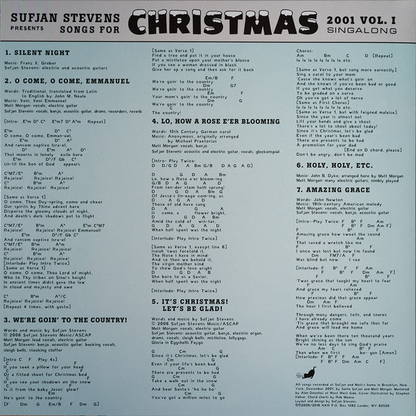 Sufjan Stevens Songs For Christmas Asthmatic Kitty Records Box, Comp + 5x12", EP, RE Mint (M) Mint (M)-The Happy Cap