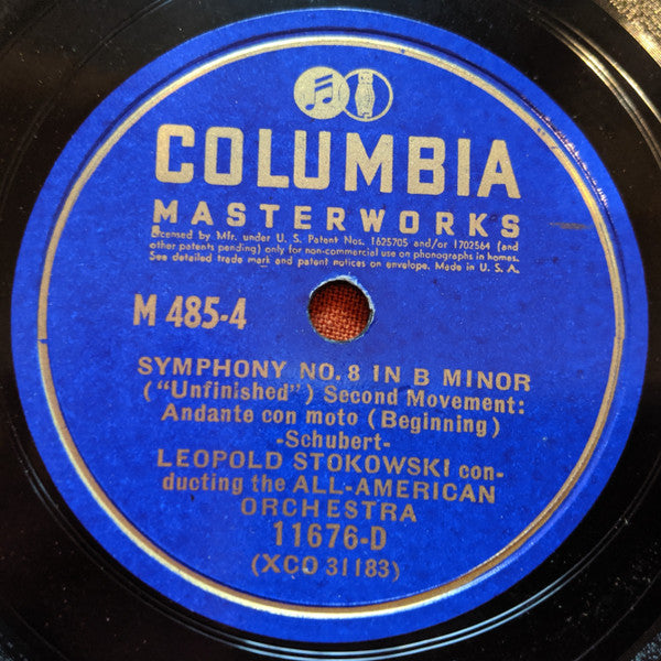 Franz Schubert - Symphony No. 8 In B Minor ('Unfinished') | Very Good Plus (VG+) Very Good Plus (VG+)-The Happy Cap