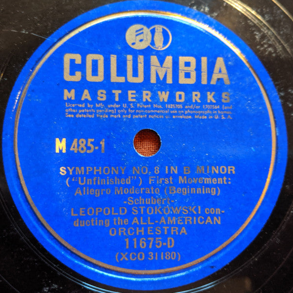 Franz Schubert - Symphony No. 8 In B Minor ('Unfinished') | Very Good Plus (VG+) Very Good Plus (VG+)-The Happy Cap