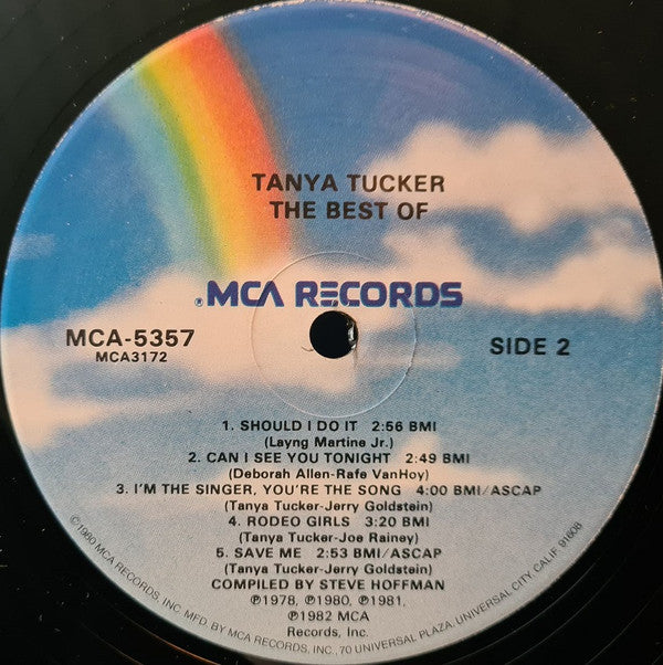 Tanya Tucker - The Best Of Tanya Tucker | Near Mint (NM) Near Mint (NM)-The Happy Cap