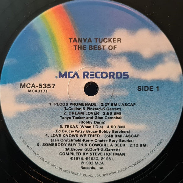 Tanya Tucker - The Best Of Tanya Tucker | Near Mint (NM) Near Mint (NM)-The Happy Cap
