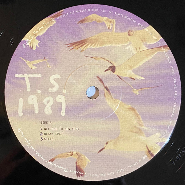 Taylor Swift 1989 Big Machine Records, Big Machine Records 2xLP, Album, Gat Mint (M) Mint (M)-The Happy Cap