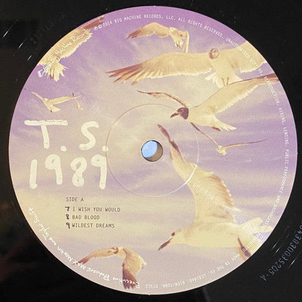 Taylor Swift 1989 Big Machine Records, Big Machine Records 2xLP, Album, Gat Mint (M) Mint (M)-The Happy Cap