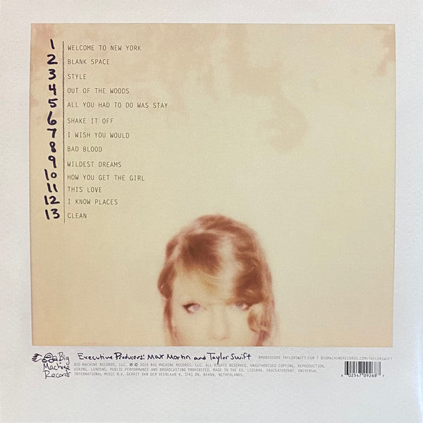 Taylor Swift 1989 Big Machine Records, Big Machine Records 2xLP, Album, Gat Mint (M) Mint (M)-The Happy Cap