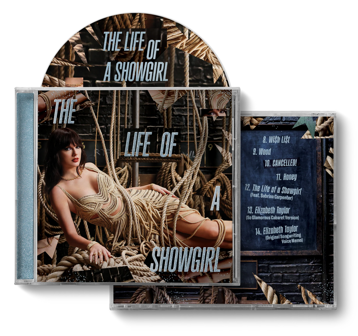 Taylor Swift - The Life Of A Showgirl [So Glamorous Cabaret Version](CD) | Mint (M) Mint (M)-The Happy Cap