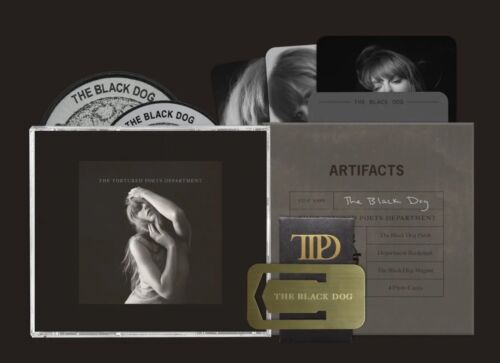 Taylor Swift - Tortured Poets Department: The Black Dog (Limited Deluxe Collector's Edition) (Import CD) | Mint (M) Mint (M)-The Happy Cap