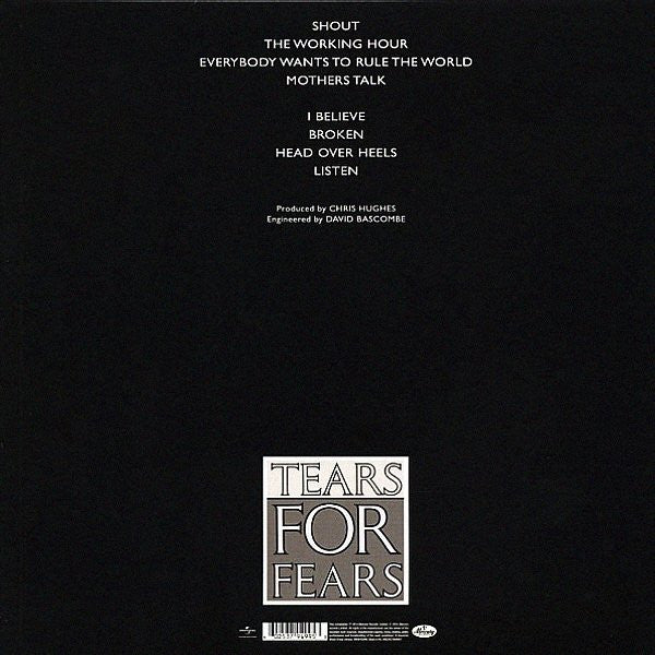 Tears For Fears - Songs From The Big Chair (VINYL) | Mint (M) Mint (M)-The Happy Cap