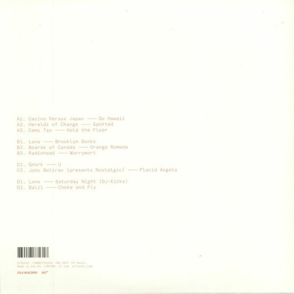 Lone (2) - DJ-Kicks (2LP Gatefold) | Mint (M) Mint (M)-The Happy Cap
