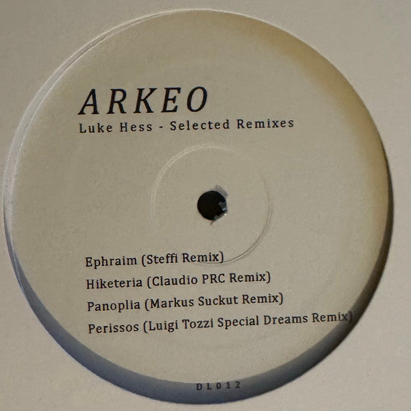Luke Hess - Arkeo (Selected Remixes) (12" GREY VINYL) | Mint (M) Mint (M)-The Happy Cap