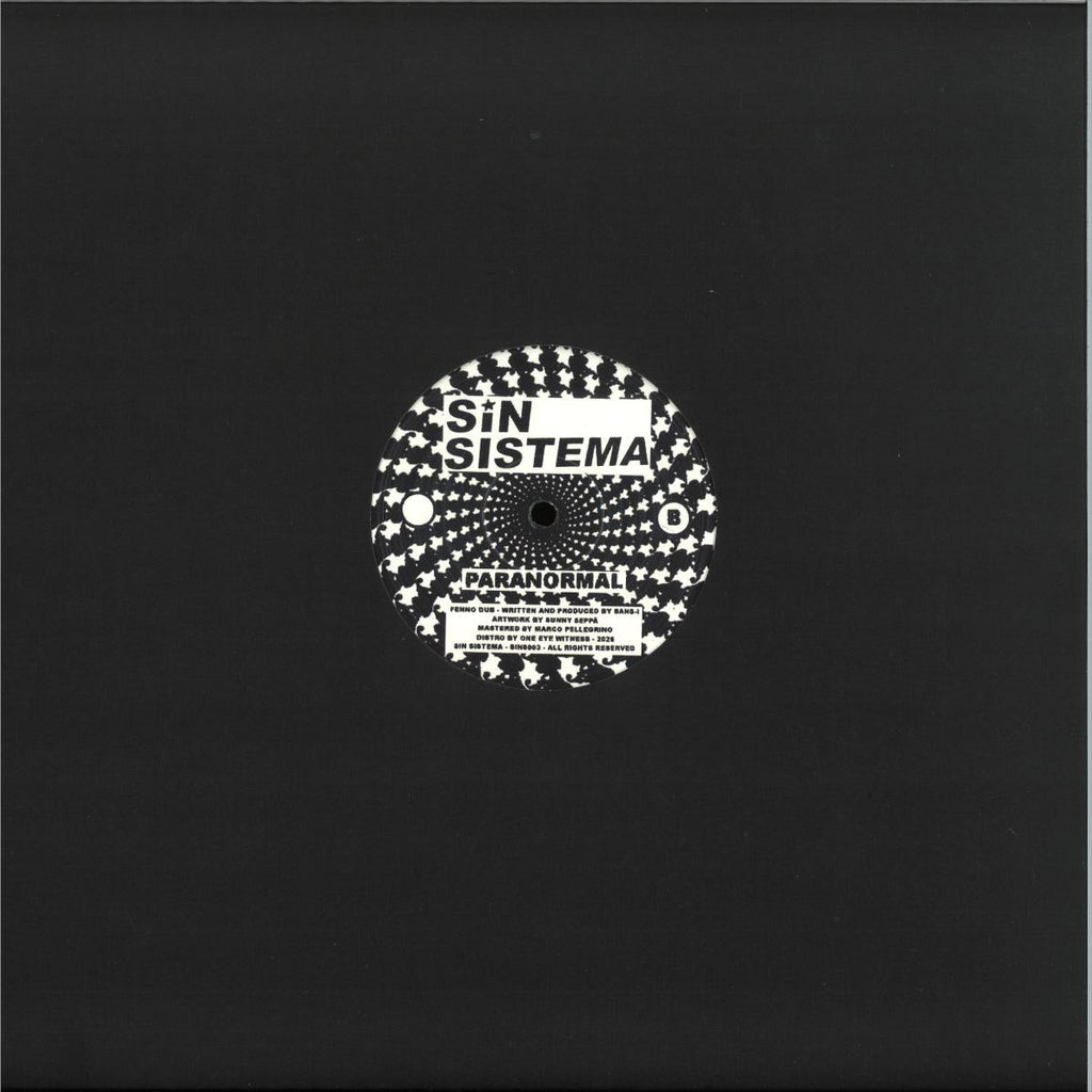 Sans-i - Fenno Dub (VINYL 12" Sin Sistema SINS003) | NEW Mint (M) Mint (M)-The Happy Cap