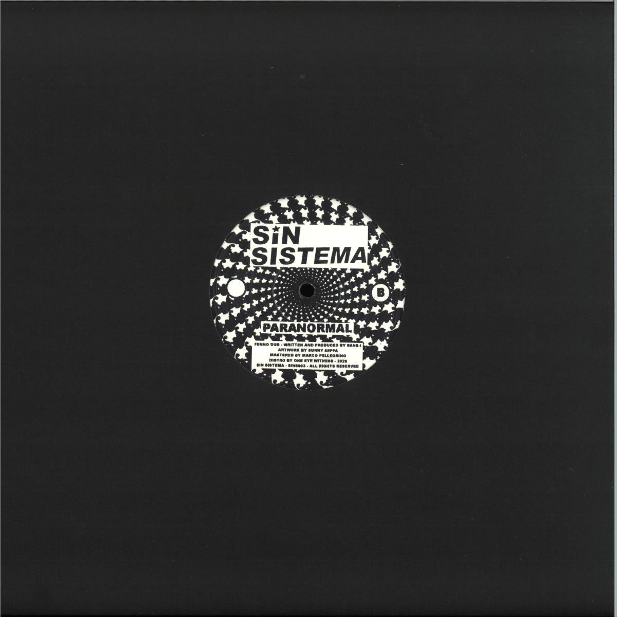 Sans-i - Fenno Dub (VINYL 12" Sin Sistema SINS003) | NEW Mint (M) Mint (M)-The Happy Cap